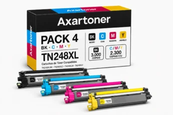 pack x4 brother tn248xl compatible