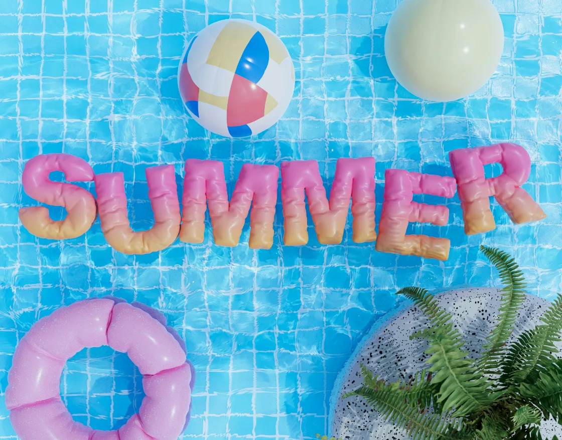 Piscina de verano