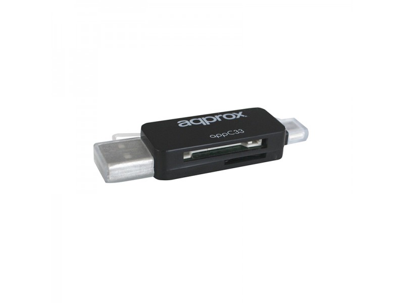Approx Adaptador de Tarjetas SD/Micro SD a USB/Micro USB OTG > Informática  > Periféricos > Lectores de Tarjetas