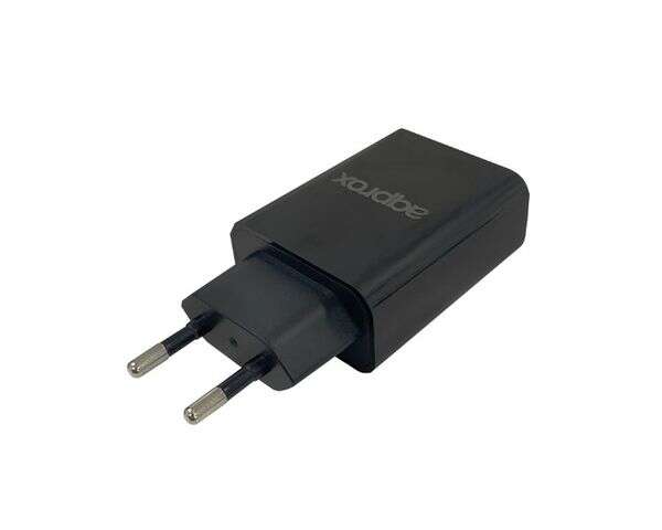 Cargador USB 10W Alta Eficiencia, 5V/2A, Negro - AISENS®