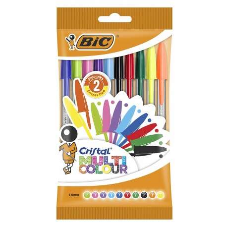 Pack Bolígrafos BIC Cristal Multicolour 1,6 mm - Bolígrafo - Los