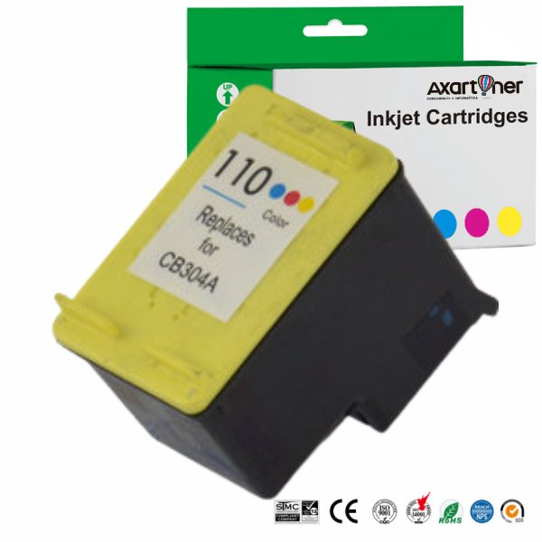 Contiene Instruir Cambio Compatible HP 110 Color Cartucho de Tinta CB304AE