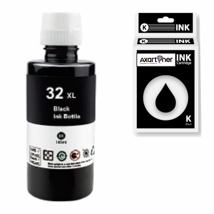 Compatible HP 32XL Negro Botella de Tinta 1VV24AE