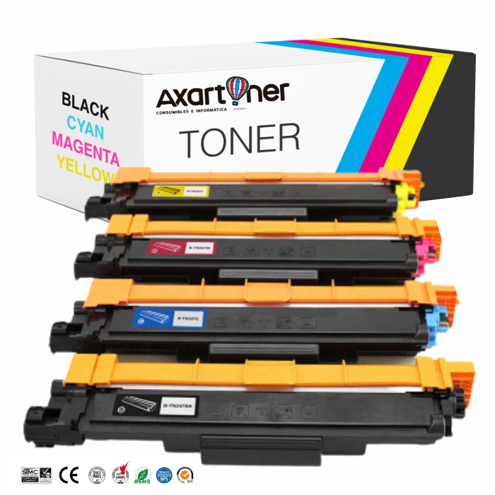 BROTHER TN247/TN243 NEGRO CARTUCHO DE TONER GENERICO TN-247BK/TN-243BK (CON  CHIP) 