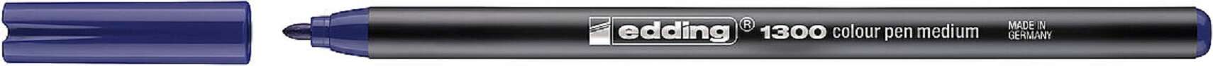 Rotulador edding punta fibra 1300 negro punta redonda 2 mm : :  Oficina y papelería