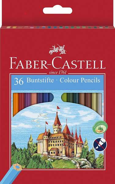 Lápices De Colores Eberhard Faber - Pack De 12 Colores Triangulares