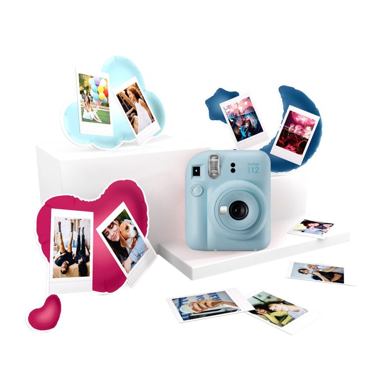 Fujifilm Pack Best Memories Instax Mini 12 Pastel Blue Camara Instantanea +  Film Instax Mini 10ud.