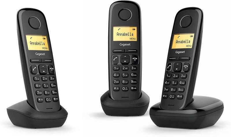 Gigaset A170 Trio Telefono Inalambrico Dect + 2 Supletorios - Identificador  de Llamadas - Bloqueo de Teclado - Control de Volumen