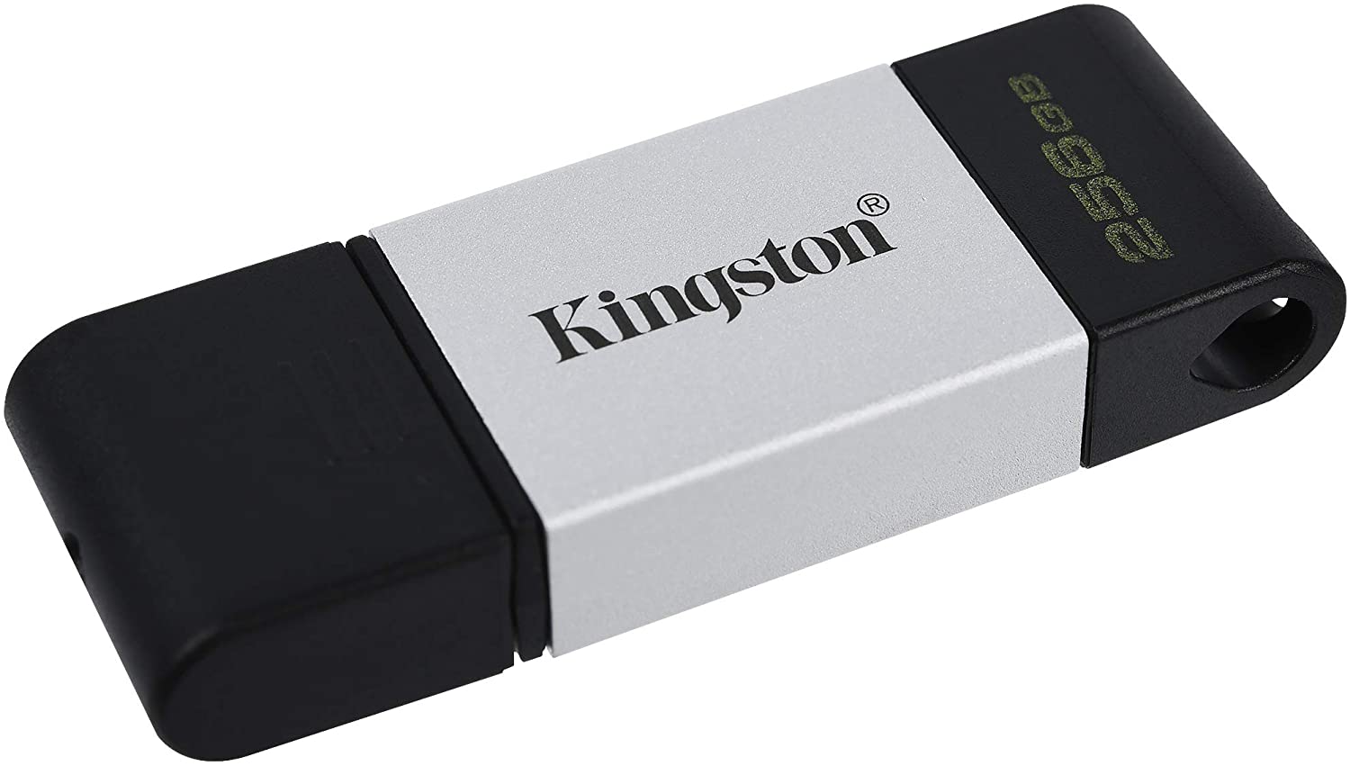 Kingston DataTraveler 80 Memoria USB Tipo C 256GB - USB-C 3.2 Gen 1 - 200  MB/s en Lectura - Con Tapa - Diseño Metalico (Pendrive) > Informática >  Almacenamiento Externo > Memorias USB / Pendrives