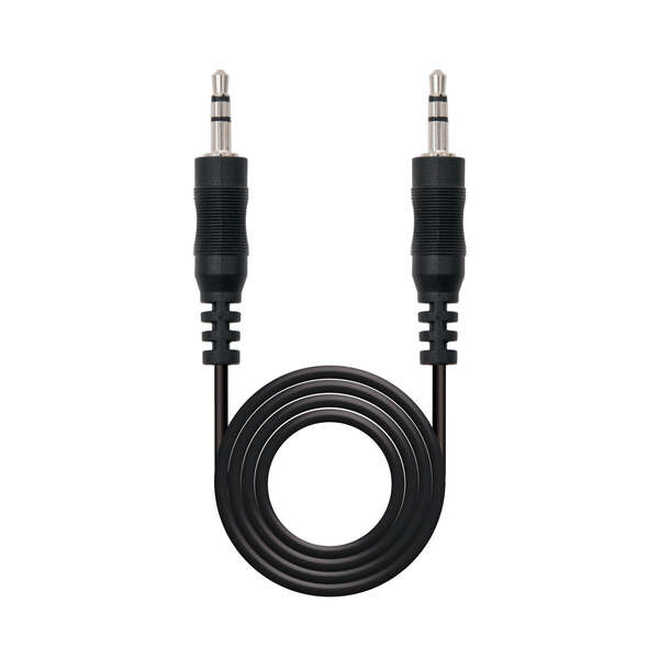 Nanocable Cable Audio Estereo Jack 3.5mm Macho a Jack 3.5mm Macho 5m -  Color Negro > Informática > Cables > Cables Audio / Vídeo