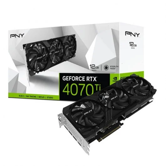 PNY GeForce RTX 4070 Ti Verto LED Tarjeta Grafica 12GB GDDR6X