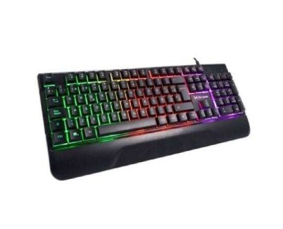 3GO Droxio Kasumi Teclado Gaming USB - Iluminacion LED RGB - 12 Teclas Multimedia