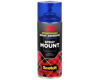 3M Spraymount Adhesivo en Spray 200ml - Permanente al Secado - Permite Reposicionar hasta Secado - Color Transparente