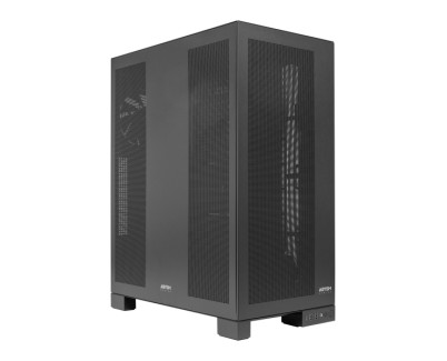 Abysm AI Pro 100 Workstation Caja Torre EATX, ATX, Micro ATX , ITX - Panelado Metalico - 3.5\" y 2.5\" - USB-A, USB-C y Audio - 1 Ventilador Instalado - Soporta Refrigeracion Liquida
