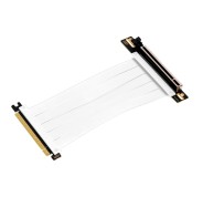 Abysm Cable de Extension Riser PCIe 4.0 x16 Flexible - Blindaje EMI - Longitud 17cm - Color Blanco
