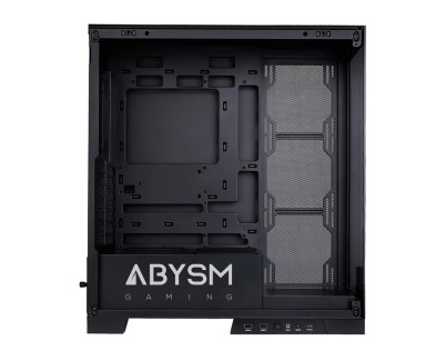 Abysm Danube Sava H500 Black Caja Torre ATX, ITX, Micro ATX - Lateral y Frontal Cristal Templado - 3.5\" y 2.5\" - USB-A, USB-C y Audio - 4 Ventiladores ARGB Instalados - Soporta Refrigeracion Liquida