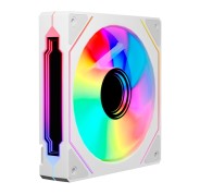 Abysm Gaming Arclight 3.0 Ventilador 120mm con Iluminacion ARGB - Velocidad Max. 1600rpm - Color Blanco