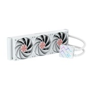 Abysm Oceanic TIDE 360 ARGB Kit de Refrigeracion Liquida - 3 Ventiladores de 120mm - Iluminacion ARGB - Bomba 2500rpm - Tubos de 3.4mm - Color Blanco