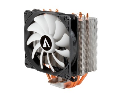 Abysm Snow IV Ventilador CPU 120mm con Disipador 4 Heatpipes - Velocidad Max. 1400rpm - Color Blanco