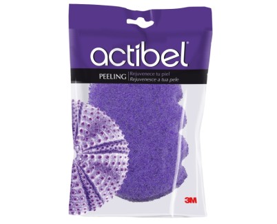 Actibel Esponja Corporal de Peeling - Exfoliante - Color Lavanda