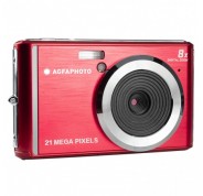 Agfaphoto DC5200 Camara Digital -  Sensor CMOS - Zoom Optico 8x - Color Rojo