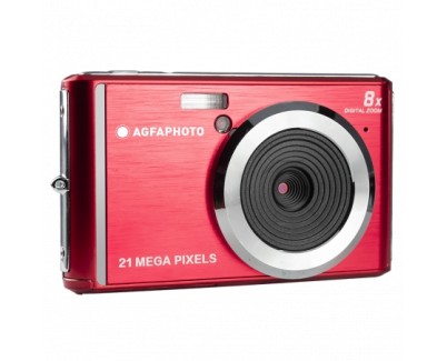 Agfaphoto DC5200 Camara Digital -  Sensor CMOS - Zoom Optico 8x - Color Rojo