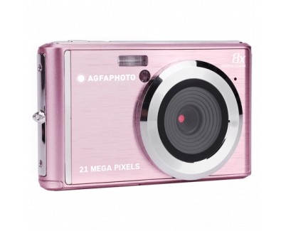 Agfaphoto DC5200 Camara Digital -  Sensor CMOS - Zoom Optico 8x - Color Rosa