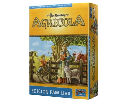 Agricola Ed. Familiar Juego de Tablero - Tematica Agricultura/Animales - De 1 a 4 Jugadores - A partir de 8 Años - Duracion 45min. aprox.