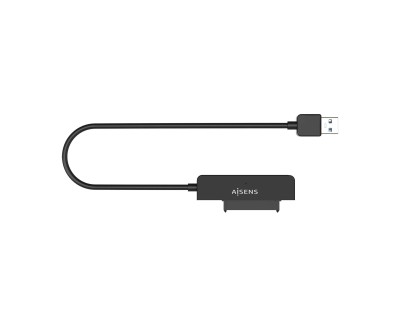 Aisens Adaptador ASE-25A03B SATA a USB-A USB 3.0/USB3.1 Gen1 para Discos Duros 2.5\" - Color Negro