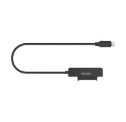 Aisens Adaptador ASE-25C04B SATA a USB-C USB 3.0/USB3.1 Gen1 para Discos Duros 2.5\" - Color Negro