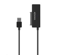 Aisens Adaptador SATA a USB-A USB 3.0/USB3.1 GEN1 para Discos Duros 2.5? y 3.5? con Alimentador - Color Negro