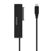 Aisens Adaptador SATA a USB-C USB 3.0/USB3.1 GEN1 para Discos Duros 2.5? y 3.5? con Alimentador - Color Negro Aisens Adaptador SATA a USB-C USB 3.0/USB3.1 GEN1 para Discos Duros 2.5? y 3.5? con Alimentador - Color Negro
