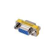 Aisens Adaptador SVGA - HDB15/H-HDB15/H - Color Amarillo