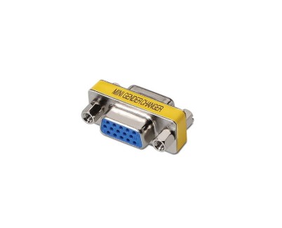 Aisens Adaptador SVGA - HDB15/H-HDB15/H - Color Amarillo