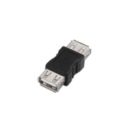 Aisens Adaptador USB 2.0 - Tipo A Hembra-A Hembra para Unir Dos Cables de USB - Color Negro