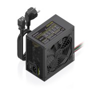 Aisens ASPC-500ATX-PSEBK Fuente de Alimentacion 500W ATX - Ventilador 120mm - OEM - Cable de Alimentacion Incluido - Color Negro