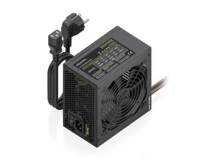 Aisens ASPC-500ATX-PSEBK Fuente de Alimentacion 500W ATX - Ventilador 120mm - OEM - Cable de Alimentacion Incluido - Color Negro