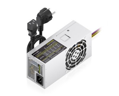 Aisens ASPC-500TFX-PSE Fuente de Alimentacion 500W TFX - Ventilador 80mm - OEM - Cable de Alimentacion Incluido - Color Plata