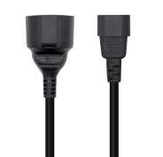 Aisens Cable Alimentacion 16A - C14/M A CEE7/H - 25cm - Color Negro