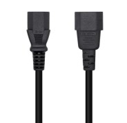 Aisens Cable Alimentacion CPU - C13/H-C14/M - 3.0m - 100% Cobre Puro AWG18 - Color Negro