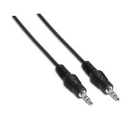 Aisens Cable Audio Estereo - JACK 3.5/M-JACK 3.5/M - 0.3 m - Color Negro