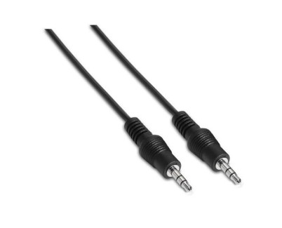 Aisens Cable Audio Estereo - JACK 3.5/M-JACK 3.5/M - 0.3 m - Color Negro