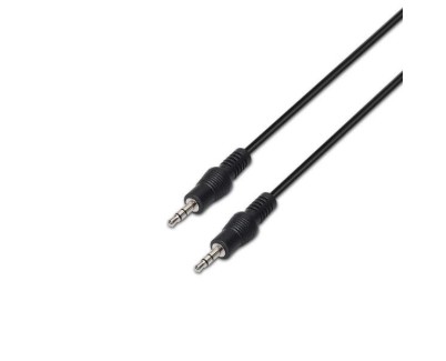 Aisens Cable Audio Estereo - JACK 3.5/M-JACK 3.5/M - 10m - Color Negro