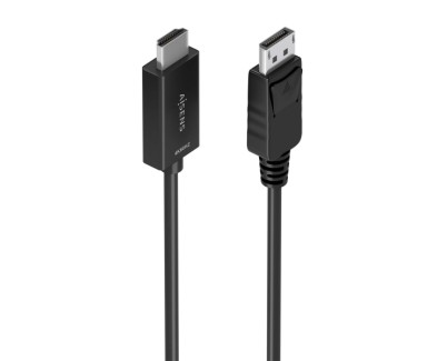 Aisens Cable Conversor DISPLAYPORT a HDMI 4K@60HZ - DP/M-HDMI/M - 2.0m - Color Negro