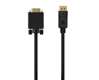 Aisens Cable Conversor DisplayPort a VGA - DP/M-VGA/M - 1.0M - Color Negro
