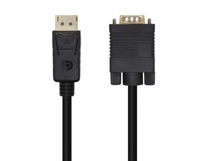Aisens Cable Conversor Displayport a VGA - DP/M-VGA/M - 3.0m - Color Negro