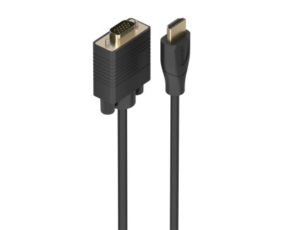 Aisens Cable Conversor HDMI a SVGA - Longitud 2m - HDMI Macho - HDB15 Macho - Soporta Resoluciones hasta 1080P - Plug and Play - Color Negro