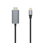 Aisens Cable Conversor USB-C a HDMI 4K@60HZ - USB-C/M-HDMI/M - 0.8M - Color Negro