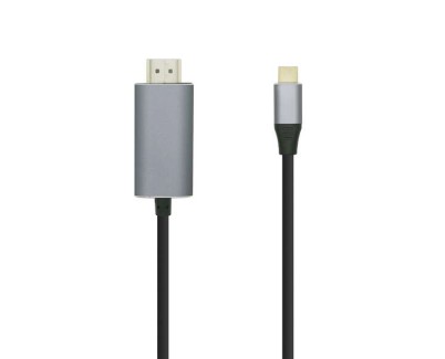 Aisens Cable Conversor USB-C a HDMI 4K@60HZ - USB-C/M-HDMI/M - 1.8M - Color Negro
