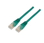 Aisens Cable de Red Latiguillo RJ45 Cat.5e UTP AWG24 - 1.0m - 10/100 Mbit/s - Color Verde